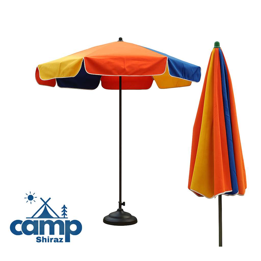 چتر مسافرتی مفتولی پارچه برزنت نانو ضدآب